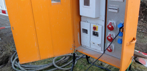 Baustrom bei Elektromeister Marko Ziegenfuß in Dingelstädt