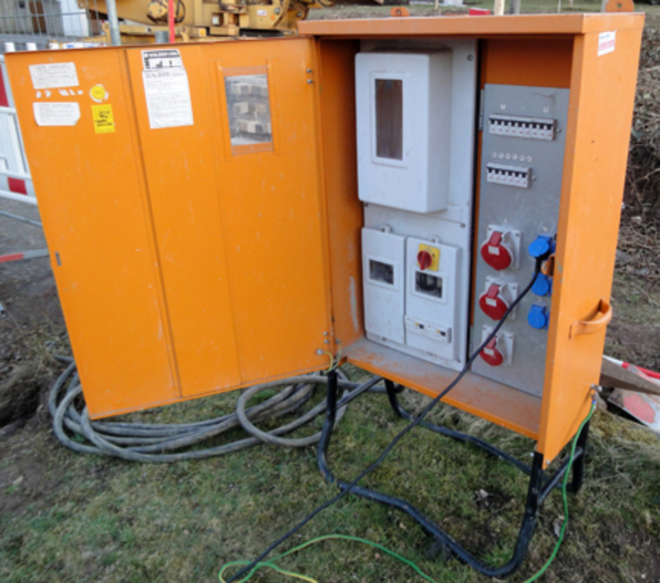 Baustromkasten bei Elektromeister Marko Ziegenfuß in Dingelstädt