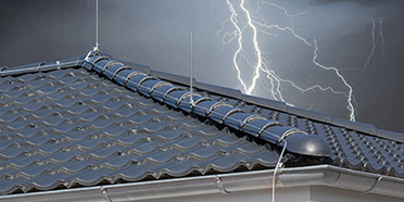 Äußerer Blitzschutz bei Elektromeister Marko Ziegenfuß in Dingelstädt